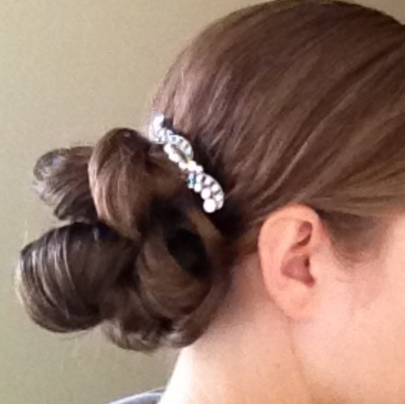 Crystal Rhinestone Barrette - Picture 6 of 6